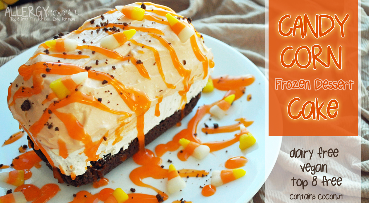 Candy Corn Frozen Dessert Cake and Giveaway