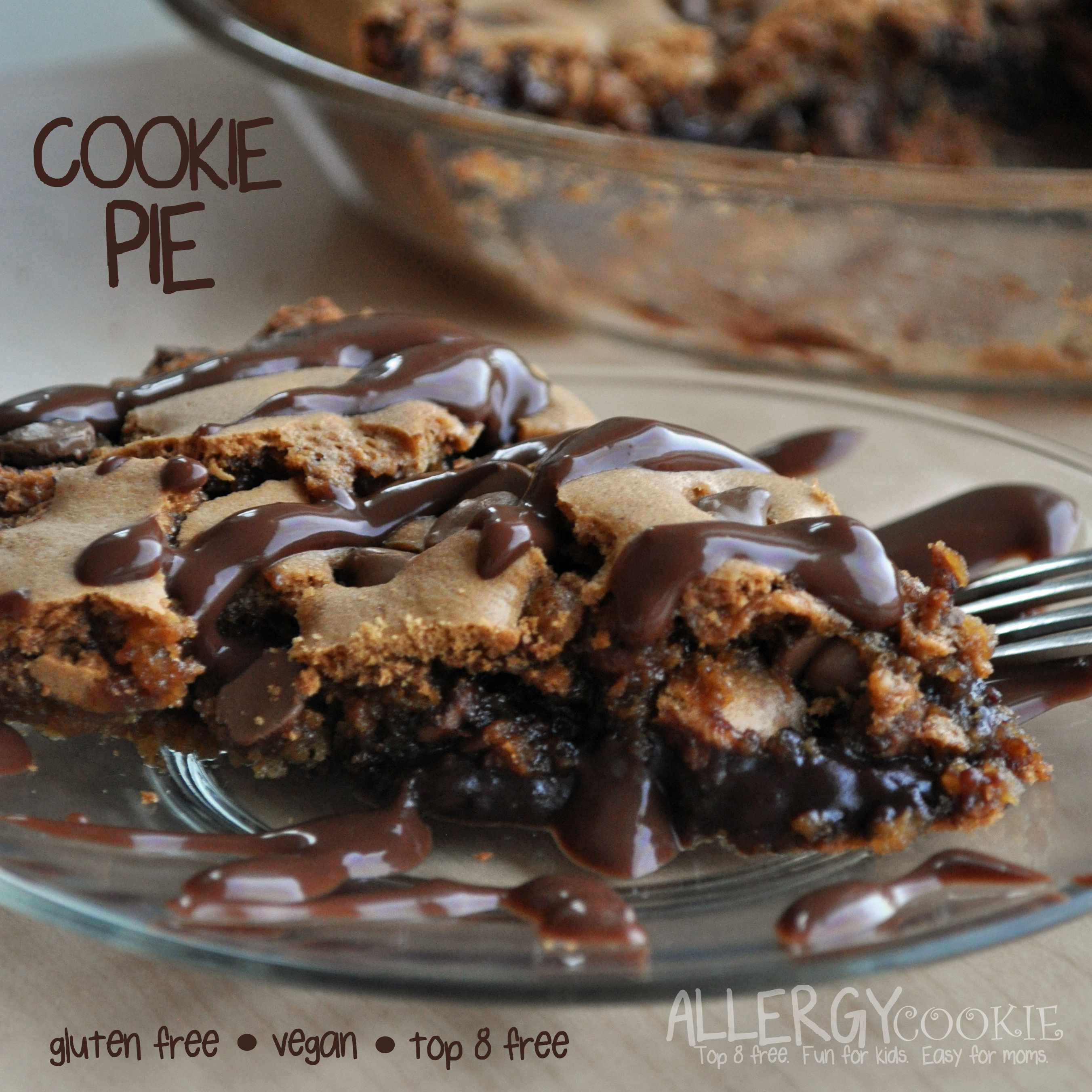 Cookie Pie {gluten free, vegan, top 8 free}
