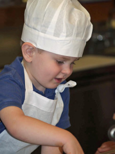 kid cooking