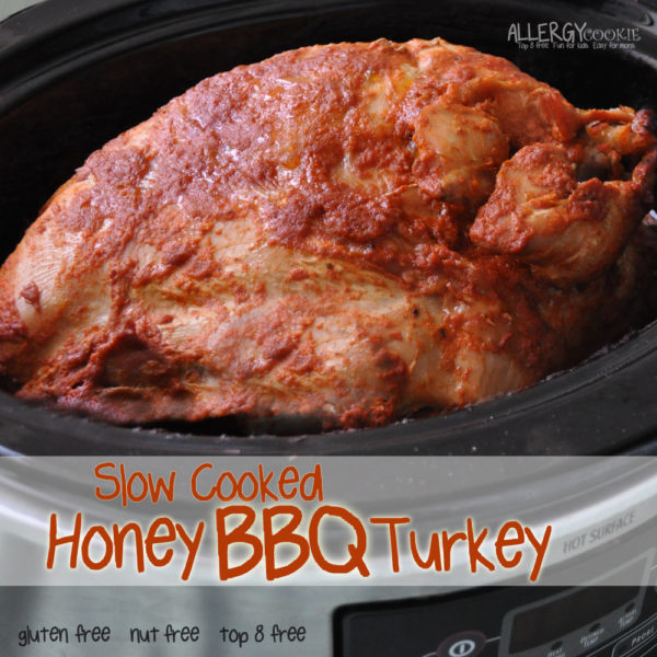 Slow Cooked Honey BBQ Turkey (gluten free, nut free, top 8 free