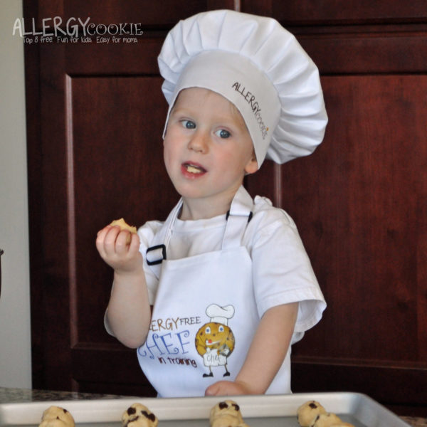 Allergy Free Chef-In-Training Kid’s Apron and Chef Hat